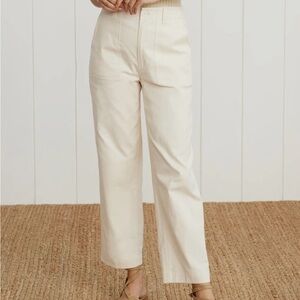 NWT Jenni Kayne Cotton Linen Ranger Trouser